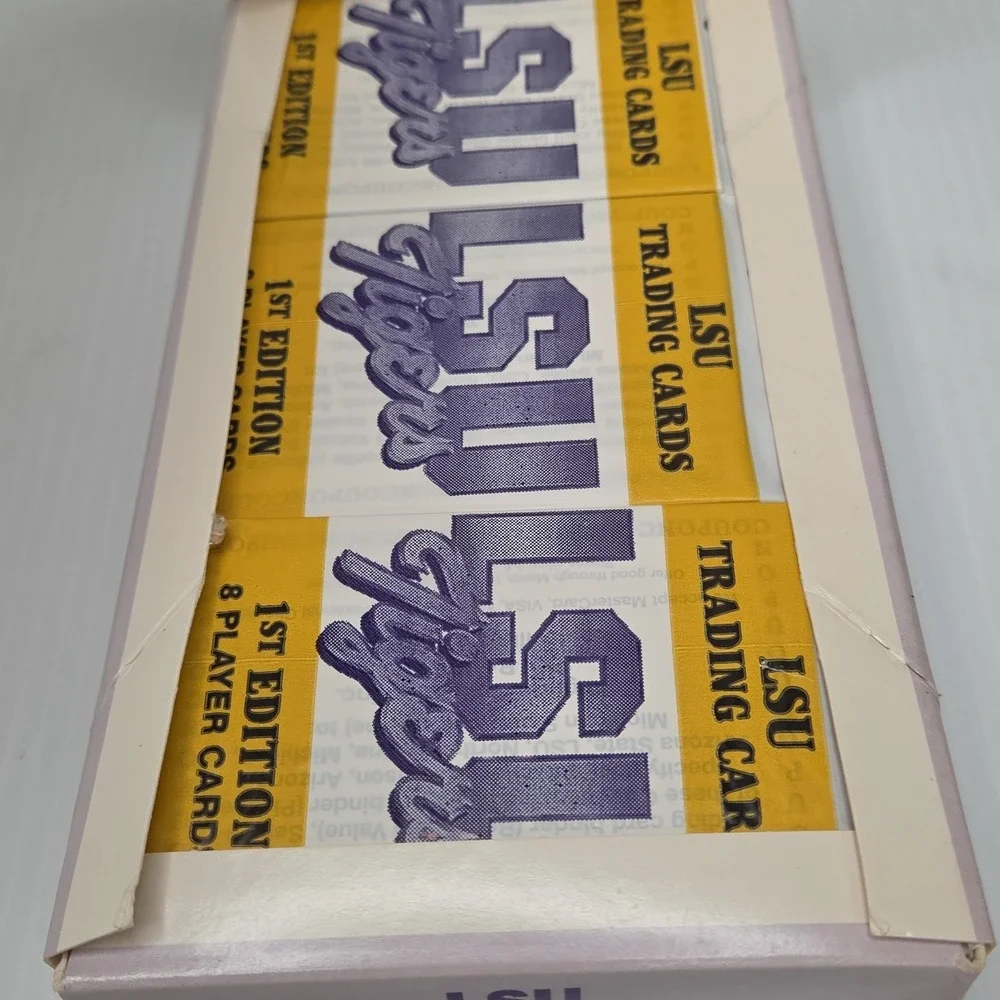 1990 LSU Tigers Collegiate Collection First Edition Wax Box - Maravich, Jackson